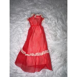 Starr and Friends red Dress Kelley Tracy Barbie Mattel Deluxe VTG READ